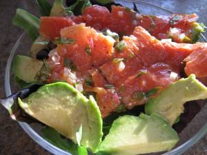 Lox and Avocado Summer Salad 035