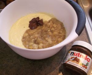 Banana Bread with Nutella 028