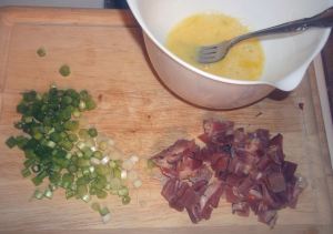 Phyllo Ham and Blue Cheese Tart 010