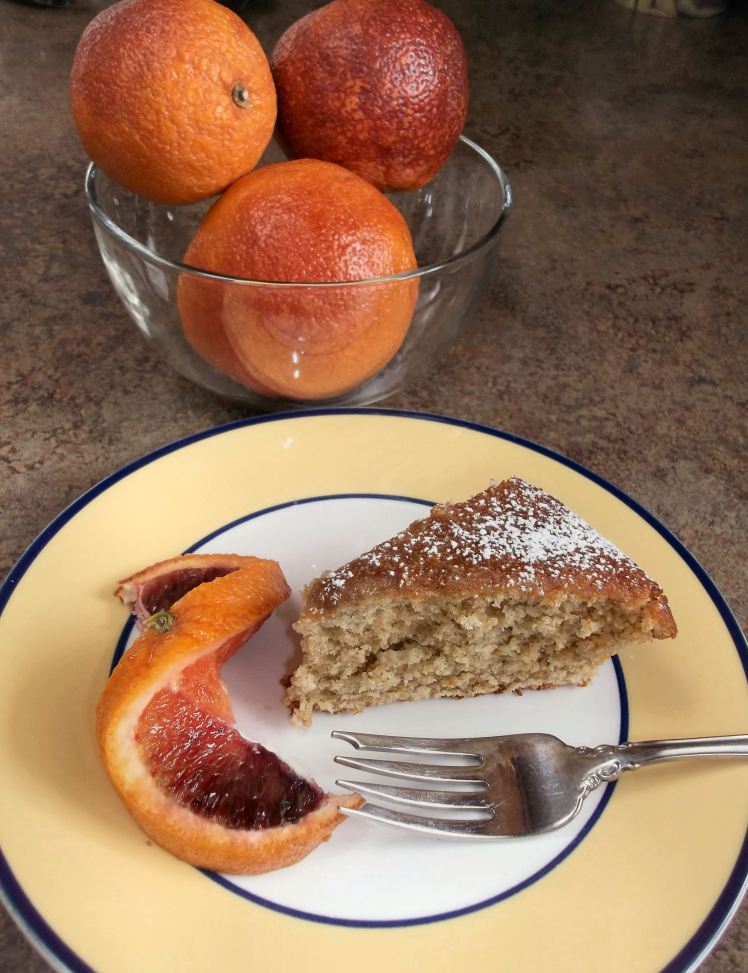 Blood Orange Olive Oil Breakfast Cake
