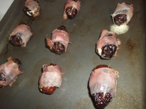 Bleu Cheese Stuffed Dates Wrapped in Prosciutto 040
