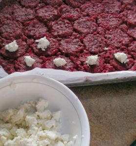 Beet and goat cheese arancini 004