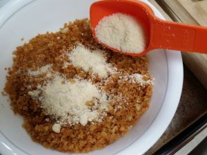 Parmesan breadcrumbs